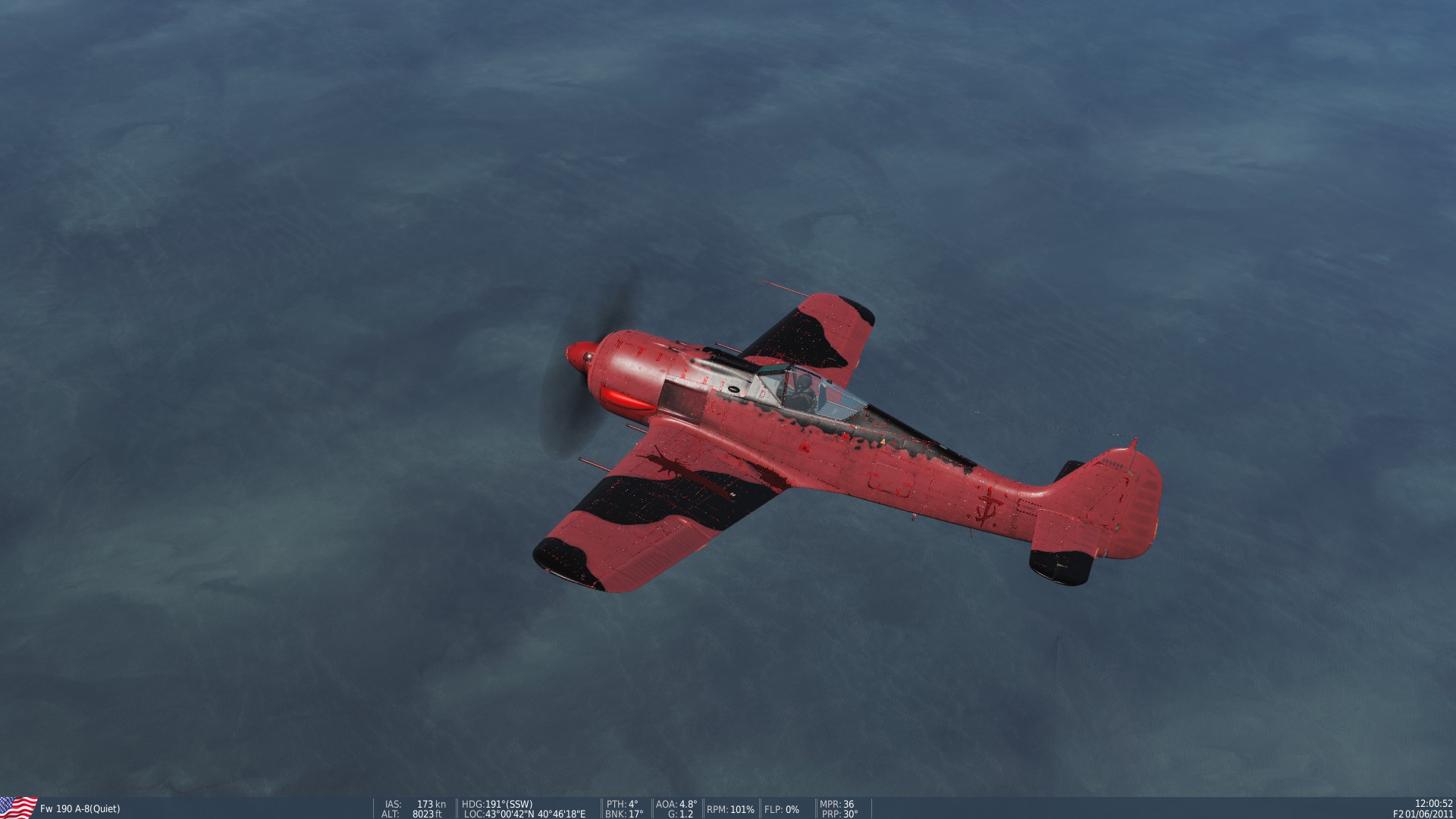 FW-190A-8 Doom Marine Skin