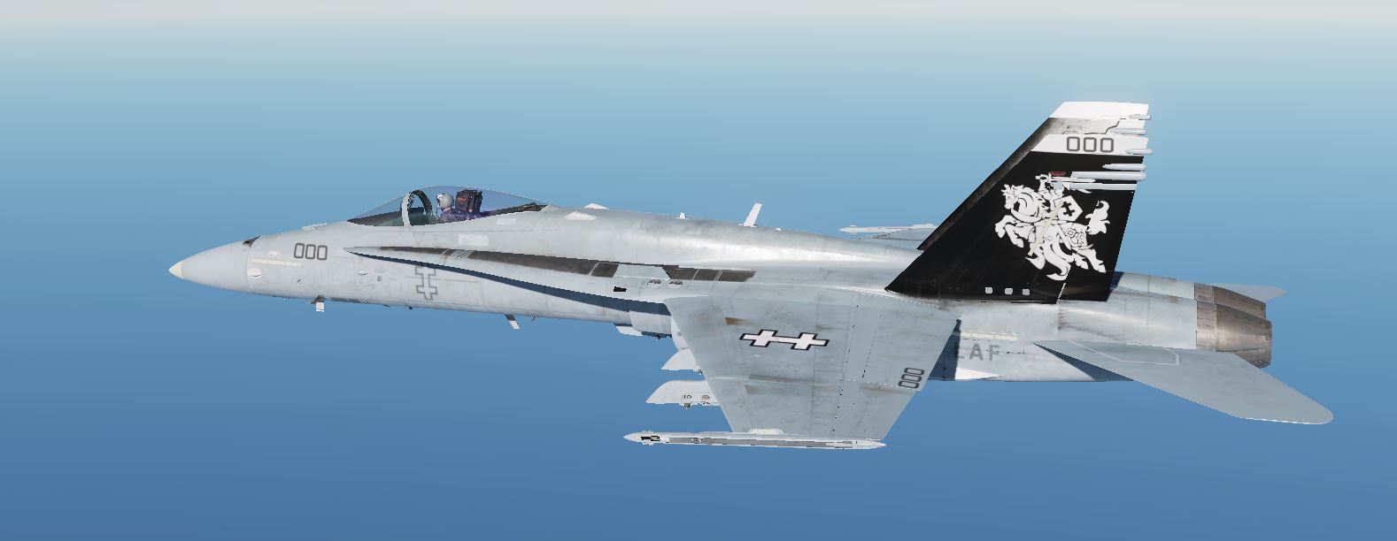 Fictional LTU team livery for F/A-18C