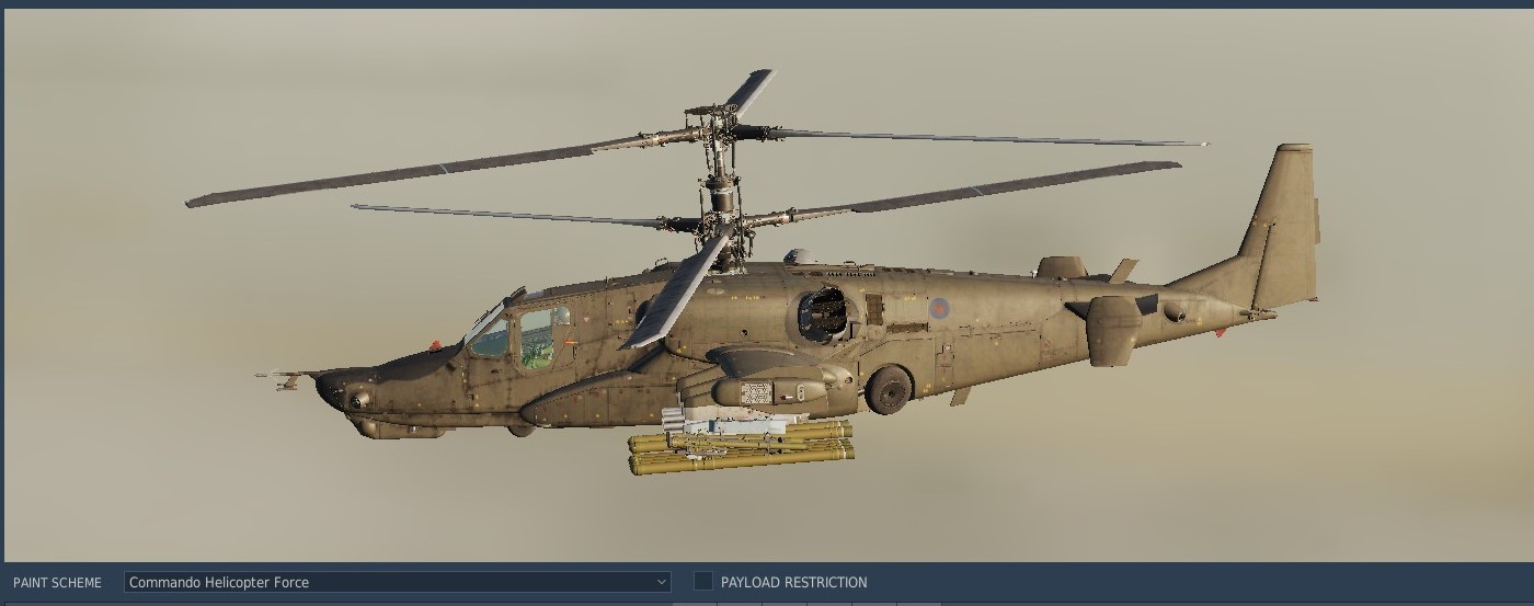 Ka50-3 UK Commando Helicopter Force (Temperate)