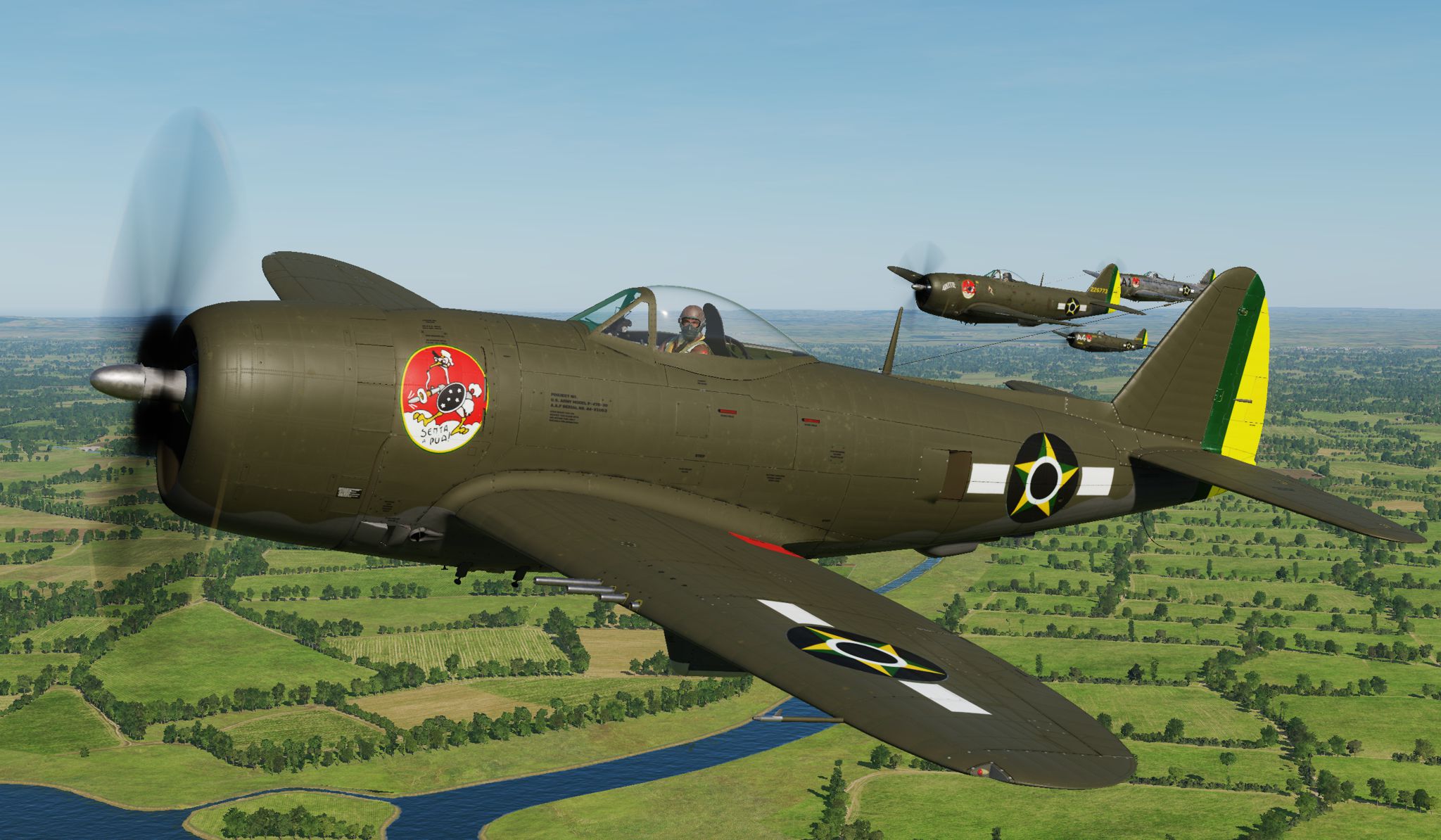 P-47D - 1st Brazilian Ftr Sq - Jambock - Brand New Olive Drab - S/N 42-26770 (update vs 2.2)