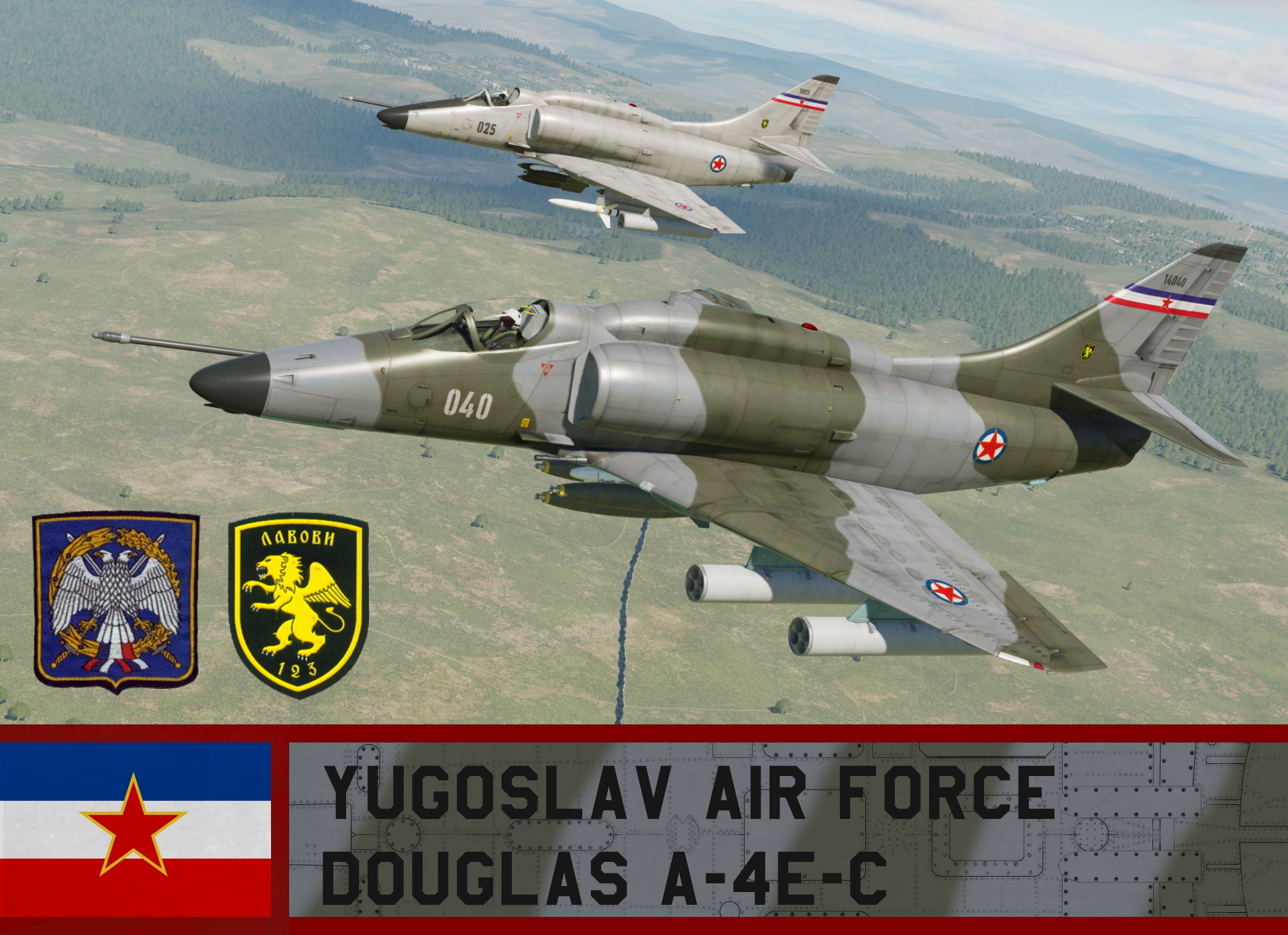 Yugoslav Air Force A-4E-C Skyhawk (Fictional)