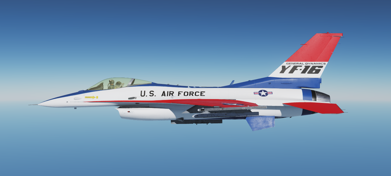 F-16C: General Dynamics YF-16 Prototype