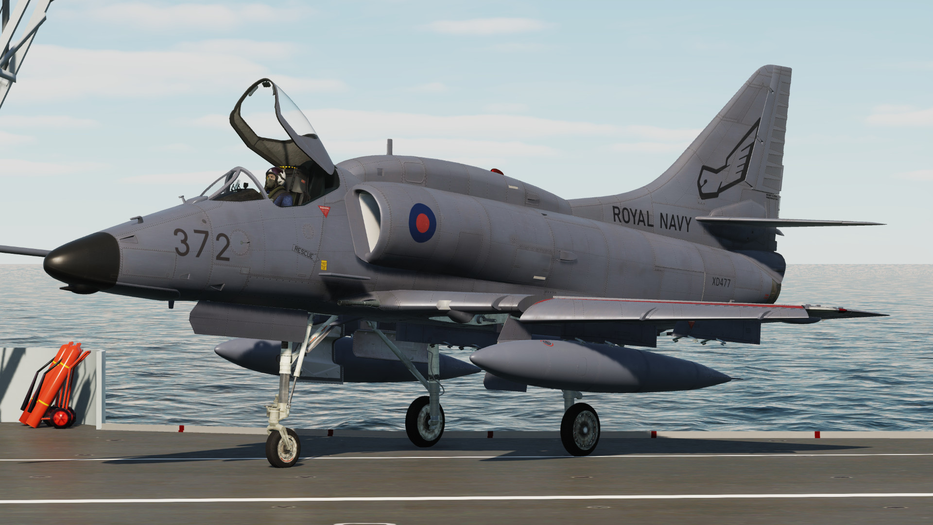 A-4E Royal Navy 899 Lo-Viz Naval Air Squadron Skin