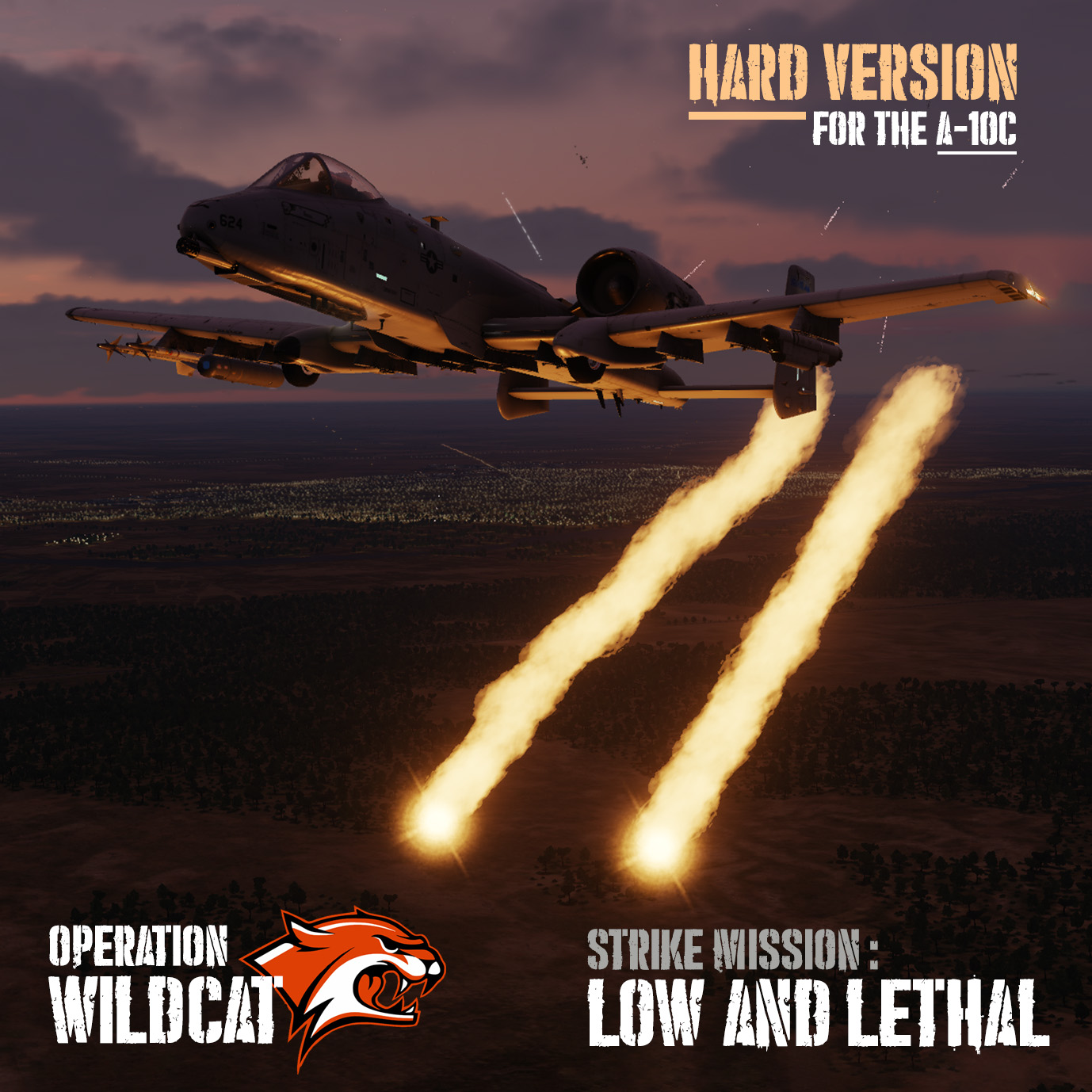 Deep Strike Mission - HARD version for the A-10C Warthog
