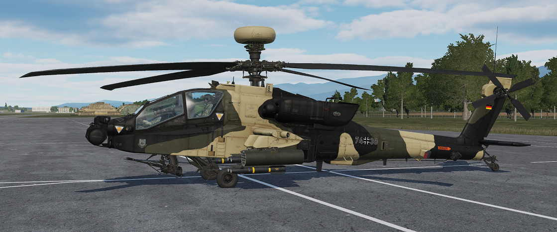 German Army 3-Color Camo [Sand] [Tiger Helicopter Style]