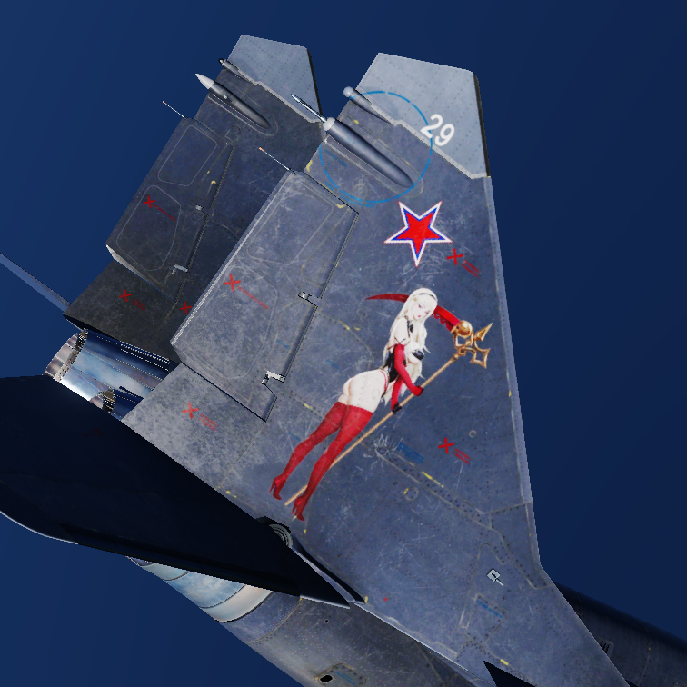 Dark-grey MiG-29S livery