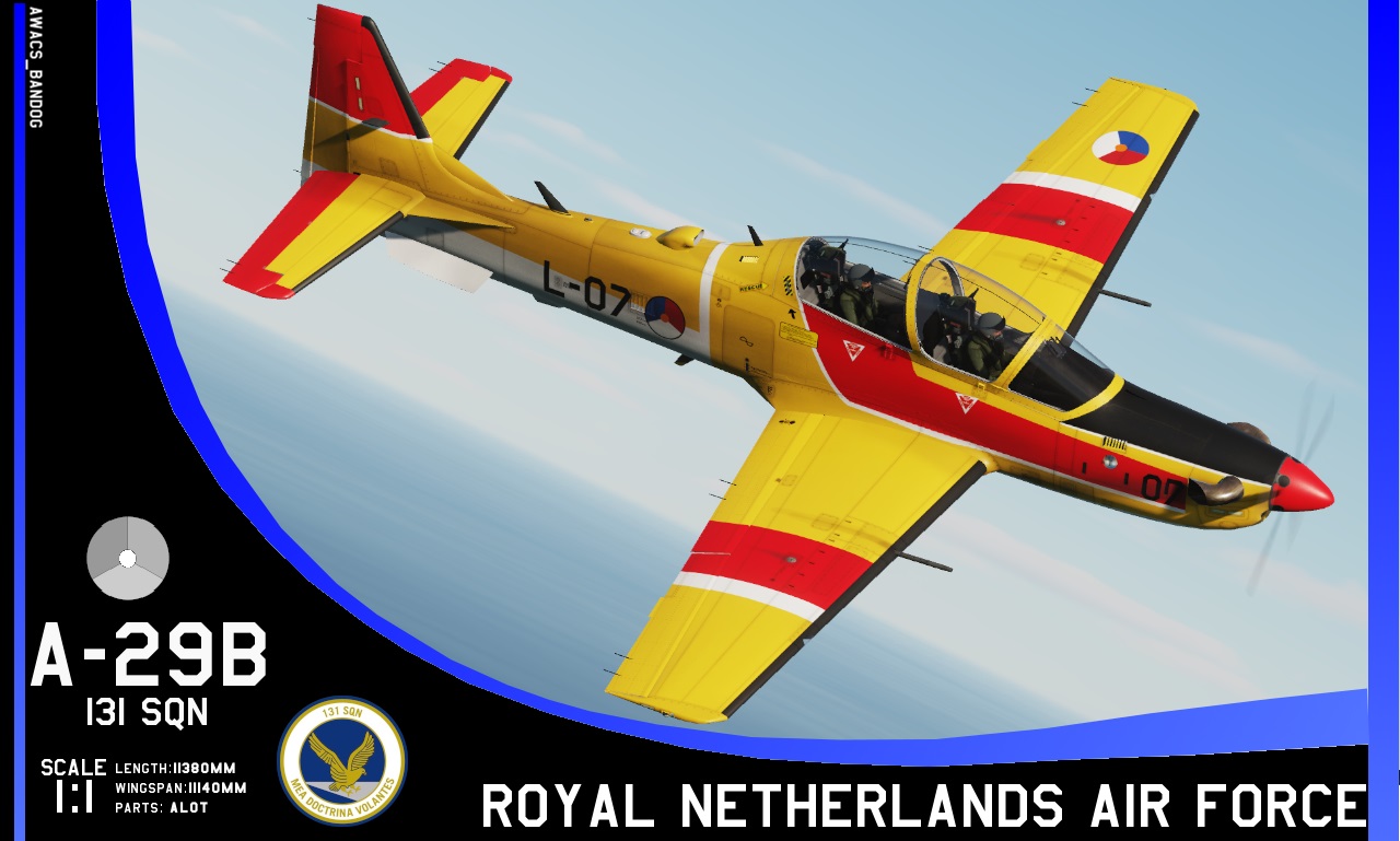 Royal Netherlands Air Force A-29B Trainer