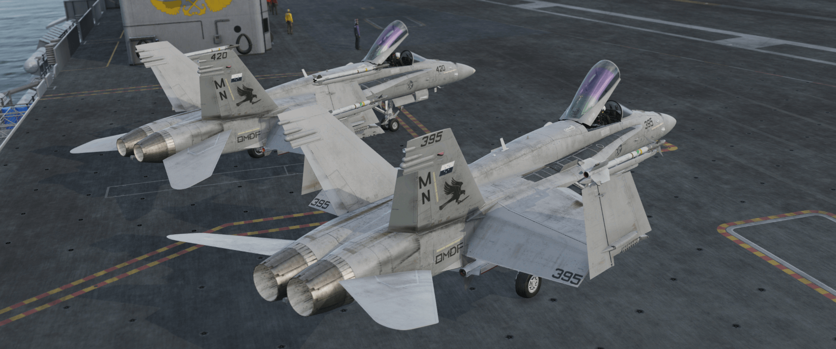 Ace Combat - Osean Maritime Defense Force - Guardian Squadron Low-Vis F/A-18C