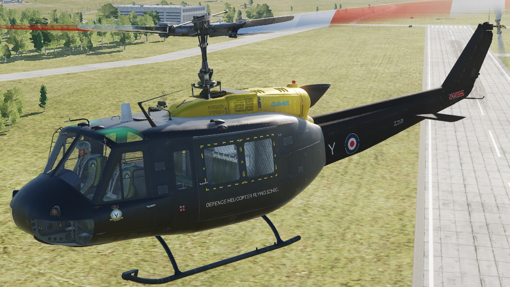 Fictional RAF UH-1H 60 SQN Griffin HT1 ZJ238 DHFS