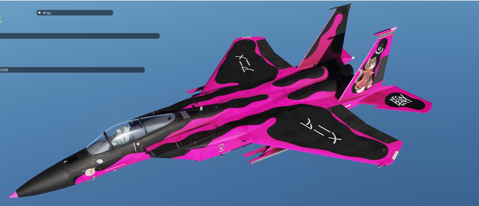 F-15C Megumin Anime Skin