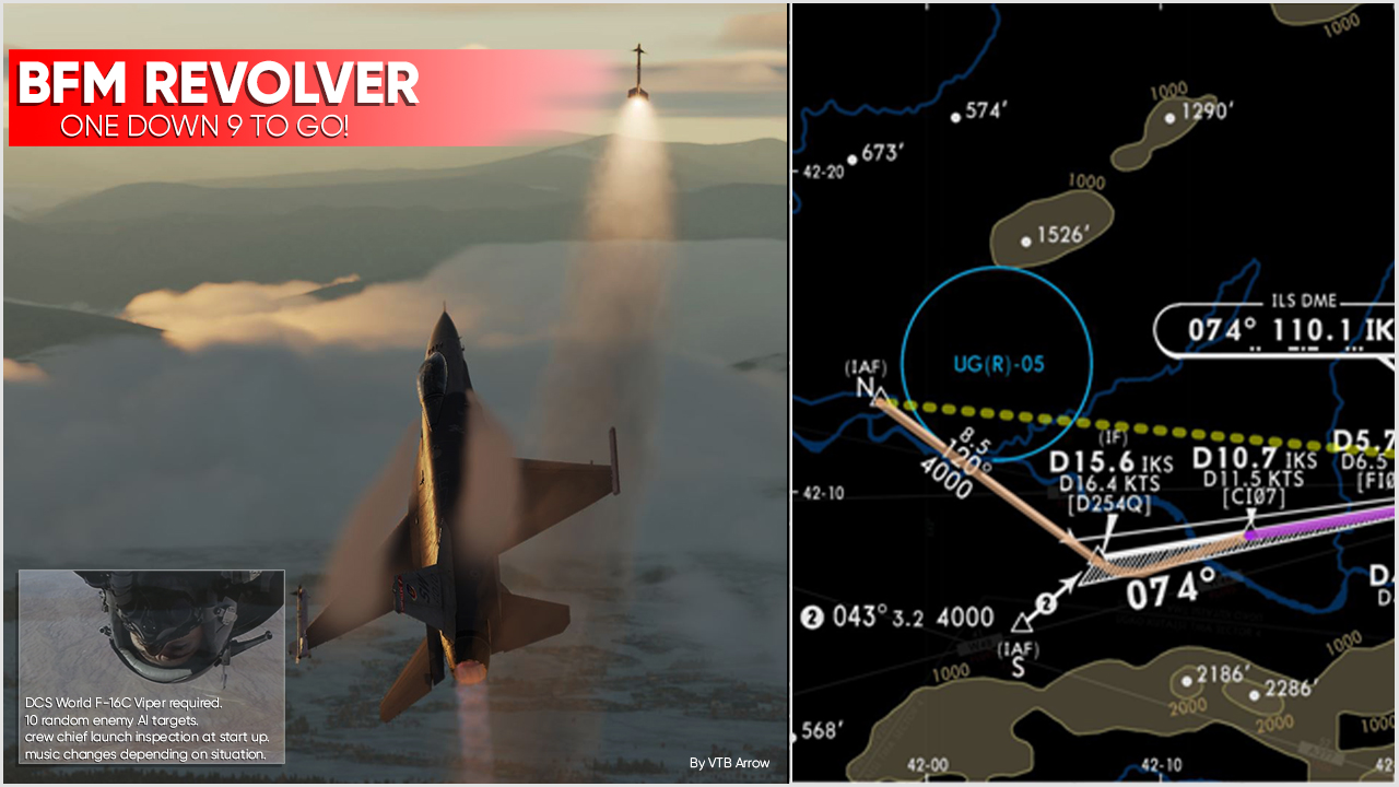 BFM Revolver - with ground crew launch procedure.