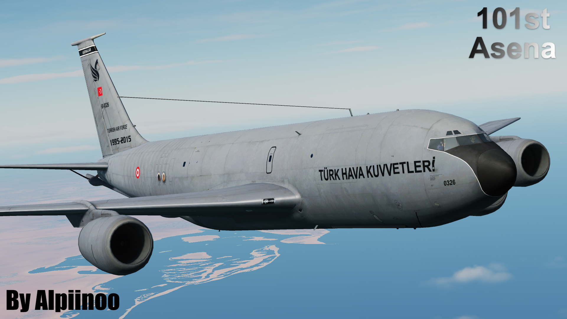 Turkish Air Force (TurAf) KC-135R 101st Asena 60-0326 [1995-2015] 4K