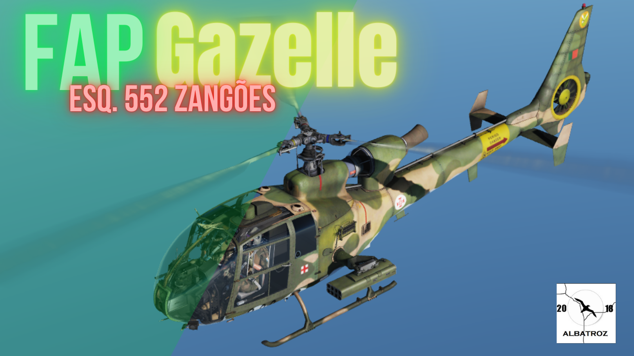 SA342 Gazelle - FAP Zangão - PORTUGUESE AIR FORCE (Fictional - Alouette inspired)