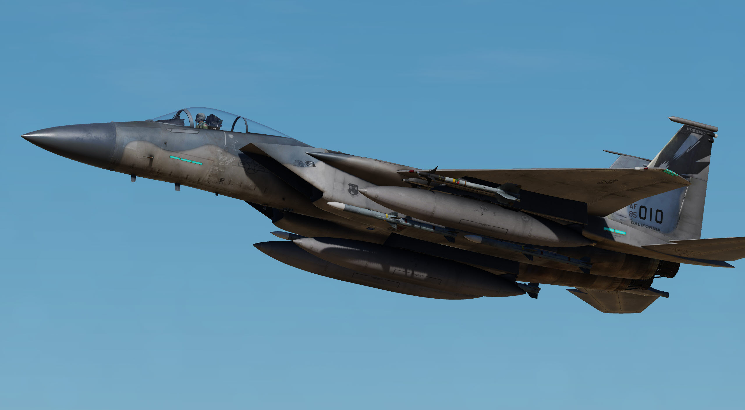 F-15C MSIP 144th  Fighter Squadron Team FRESNO 