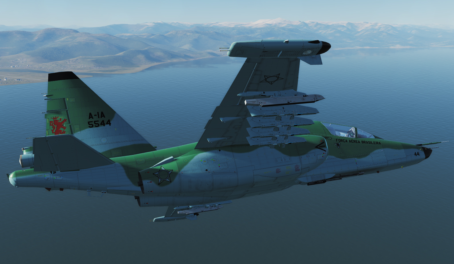 Skin for Su-25T FAB 1º/10º GAv Poker Squadron Camo