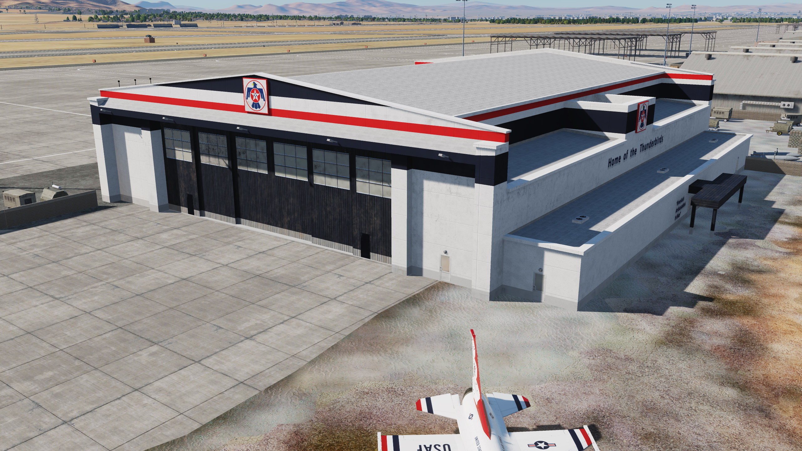 **Updated USAF Thunderbirds Hangar** V1.1