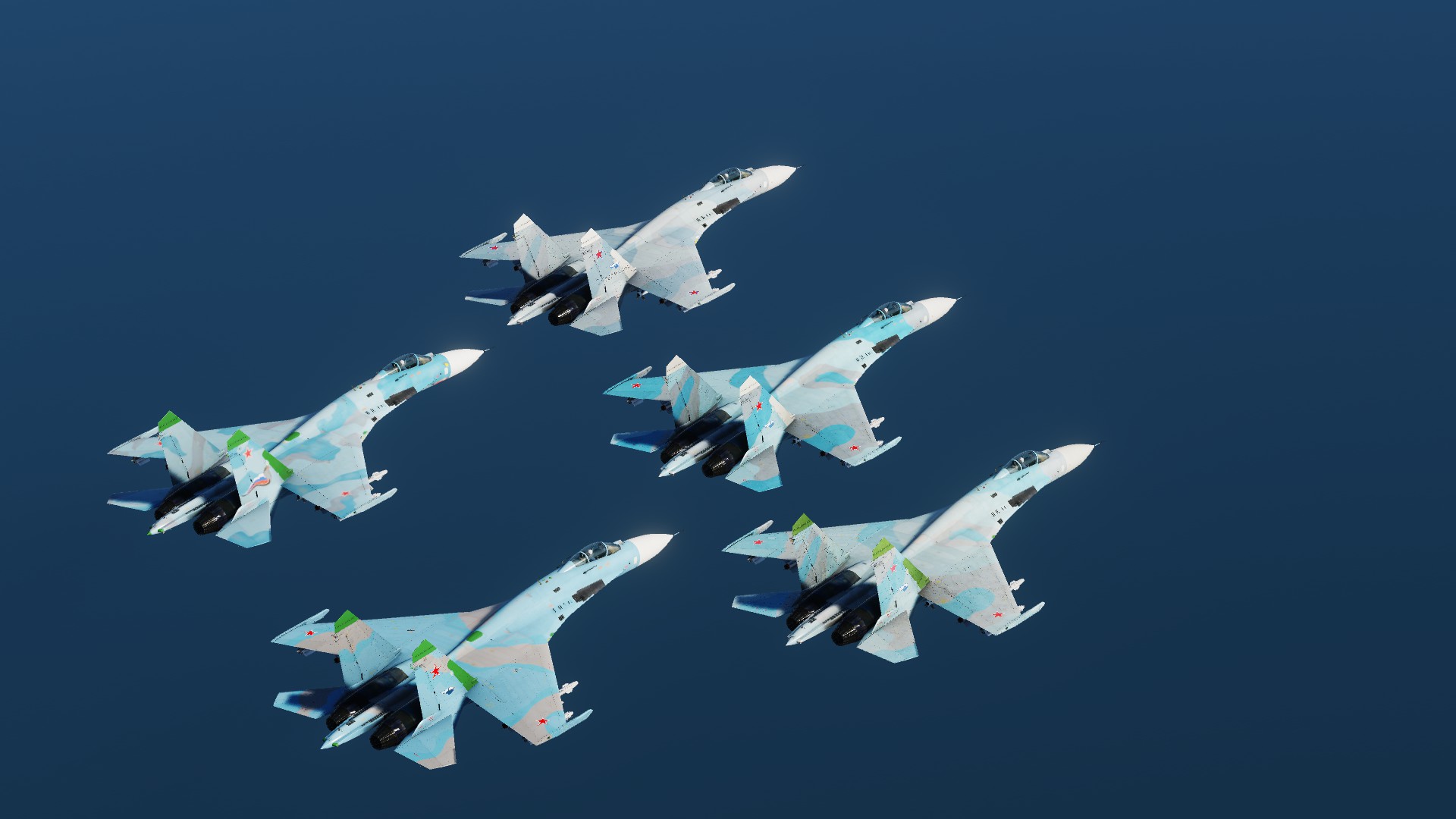 Russian Su-27 skins for the J-11A