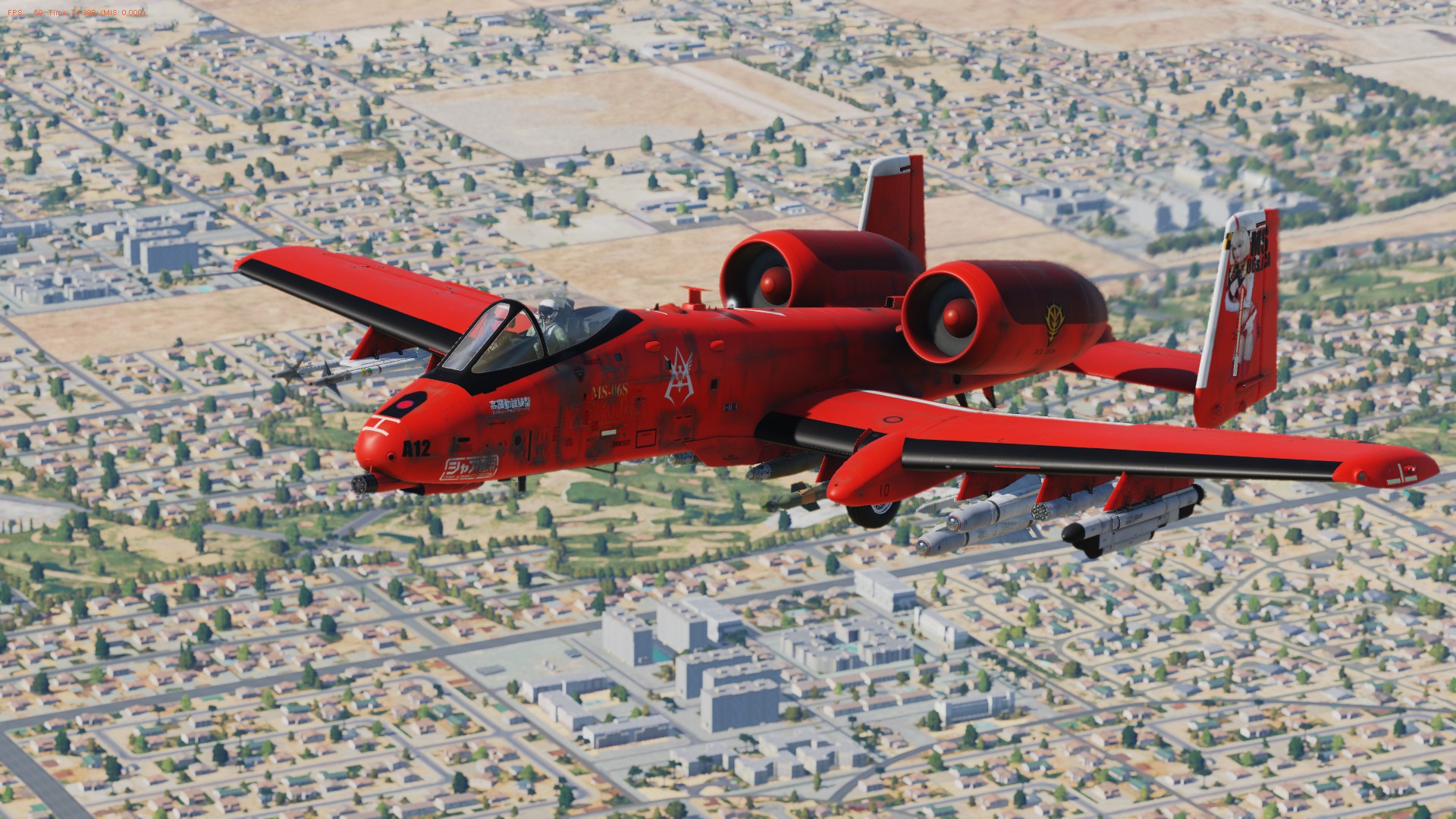 A-10C/A Char Aznable “RED COMET”theme liverie