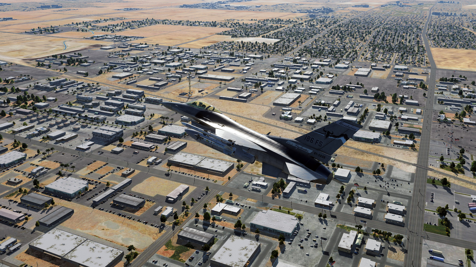 F-16C Montana 186th FS "Vigilantes 