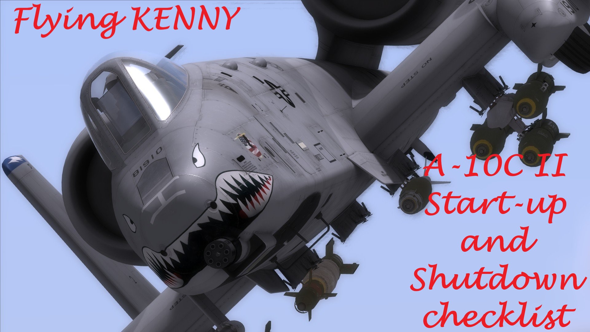 A-10C II Start-up and shutdown checklist