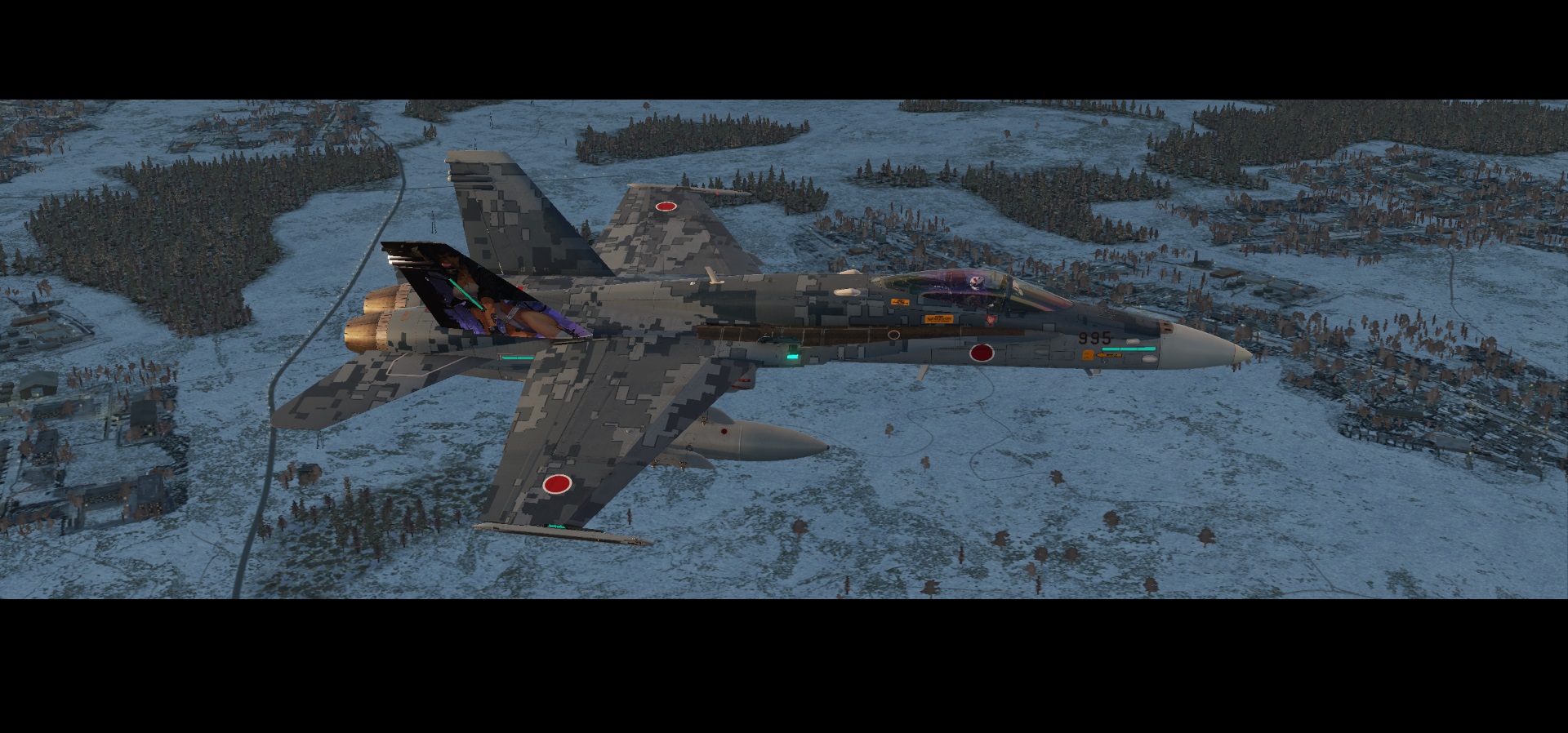 JASDF FA-18J (Digital - Murder Hornet) - Ghost in the Shell