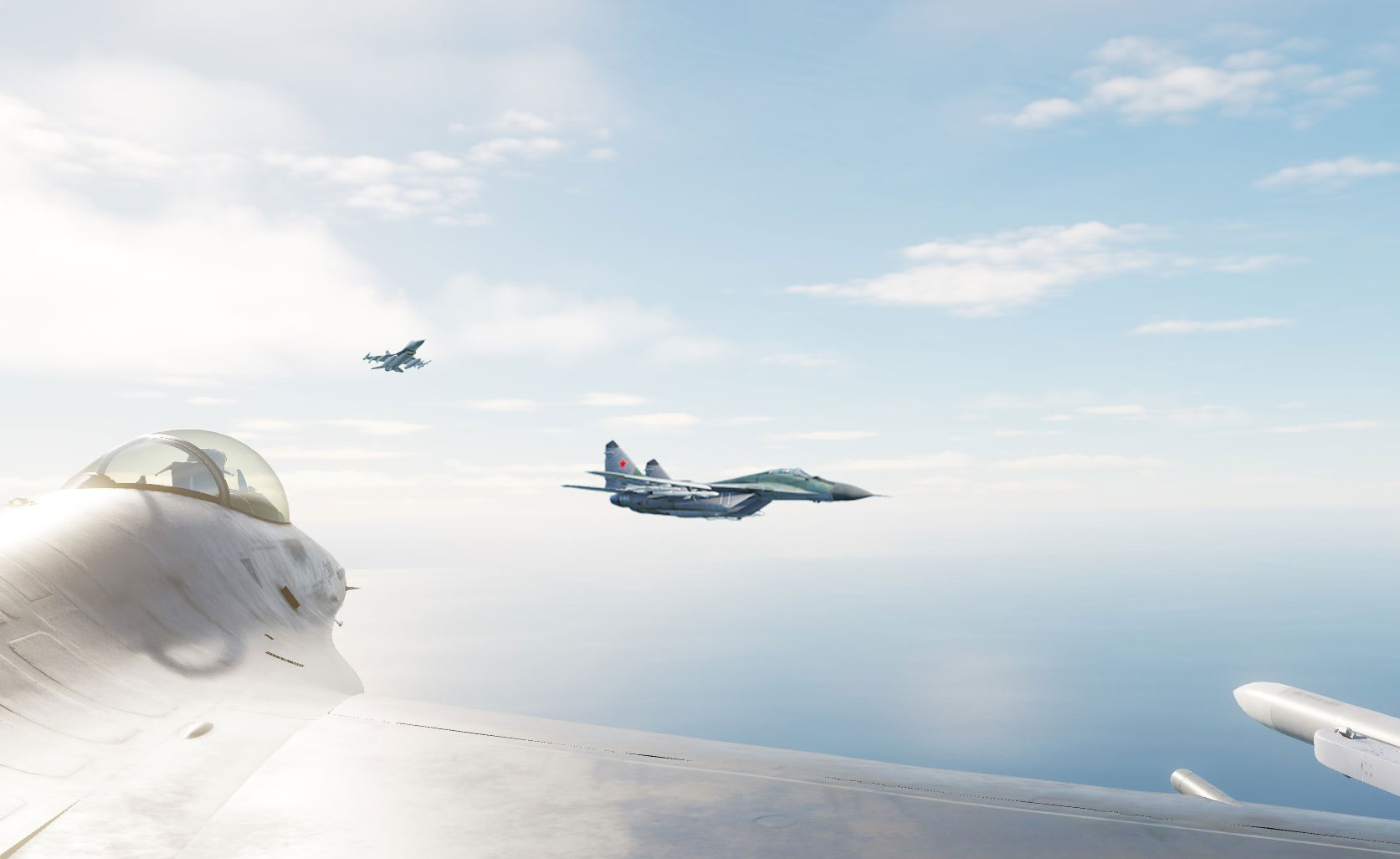 F-16 v Multi Active Targets Circling