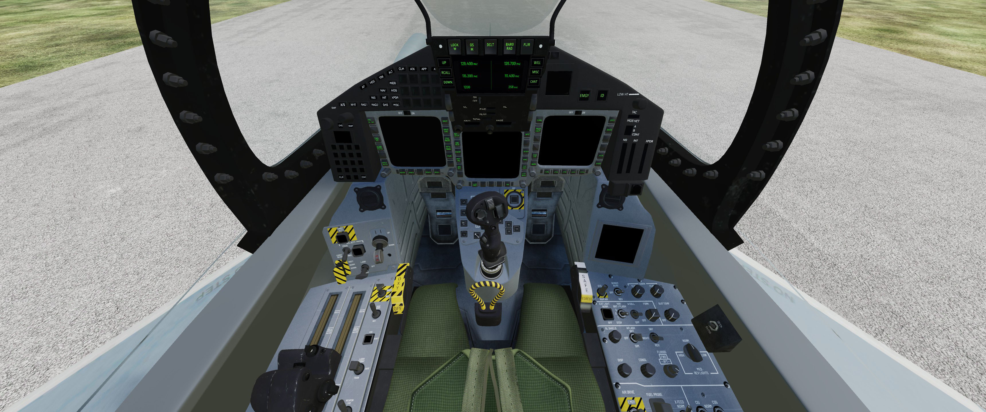Eurofighter Typhoon Mod Cockpit Textures by Badger v1.0