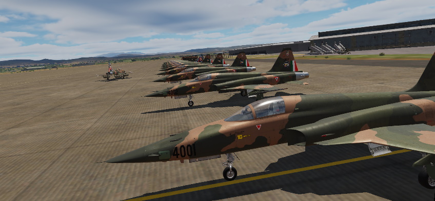 Fuerza Aerea Mexicana F-5E skins Update #3