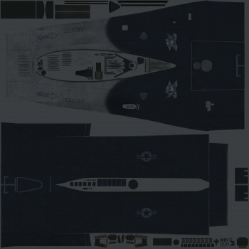 Texture template for F-16C model