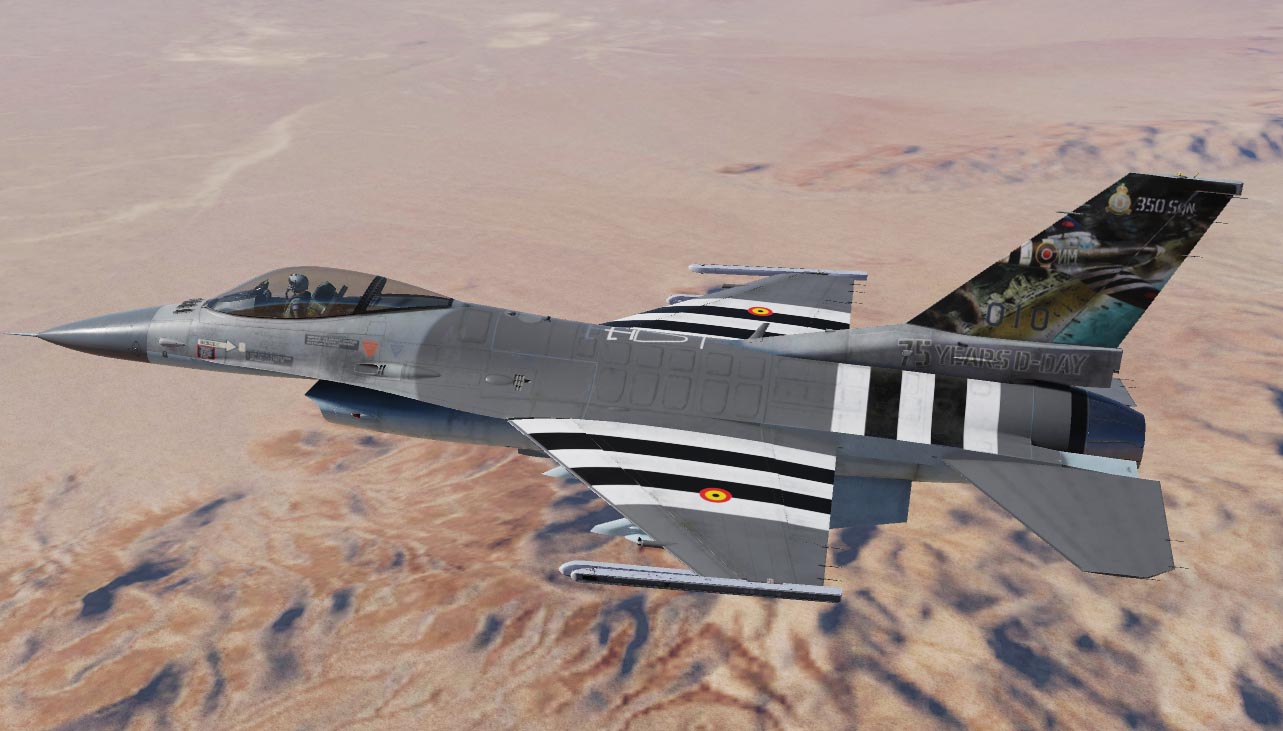 F16 Belgium 75 D-Day
