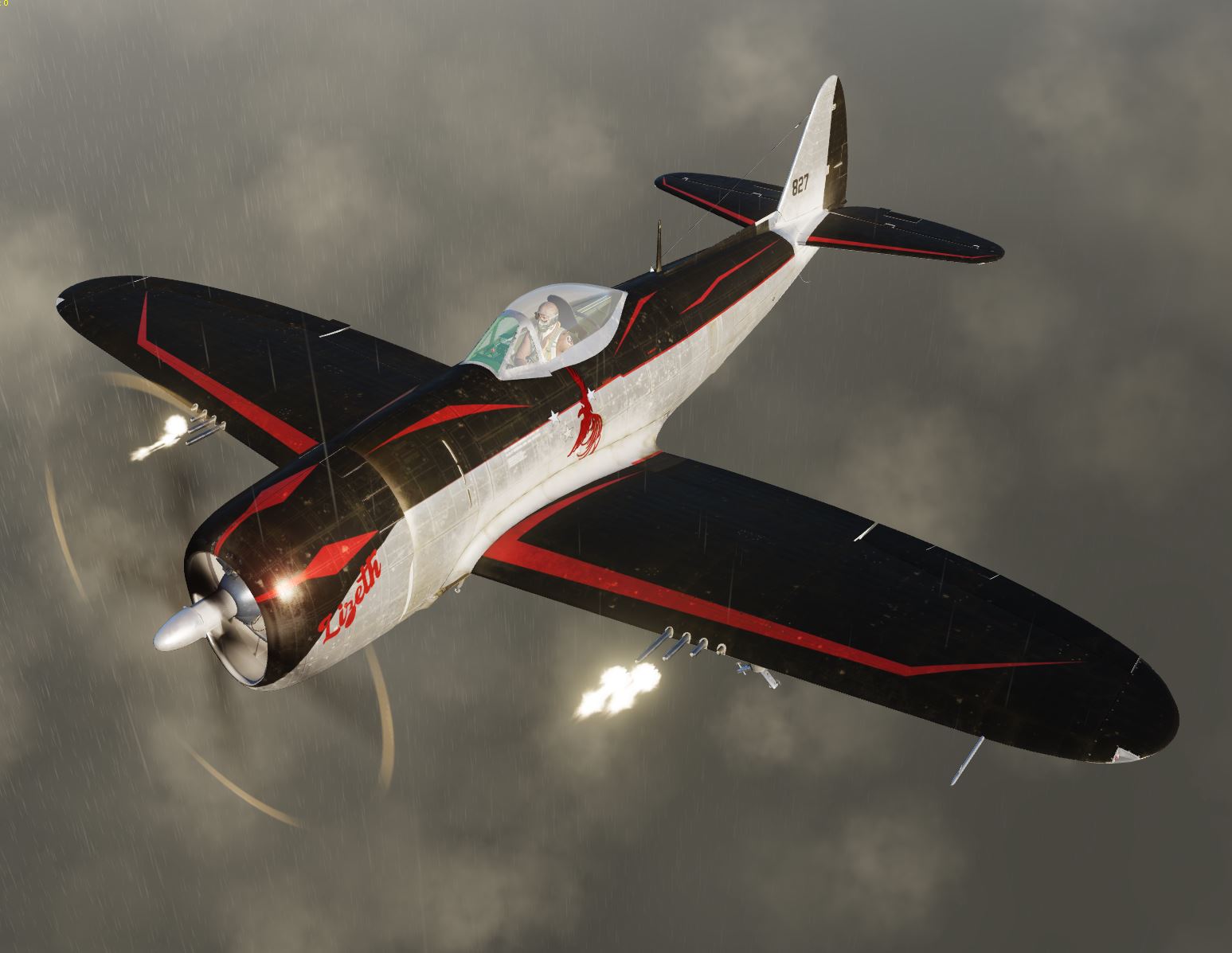 P-47D Thunder Phantom (Fiction mercenary experimental squadron 827)