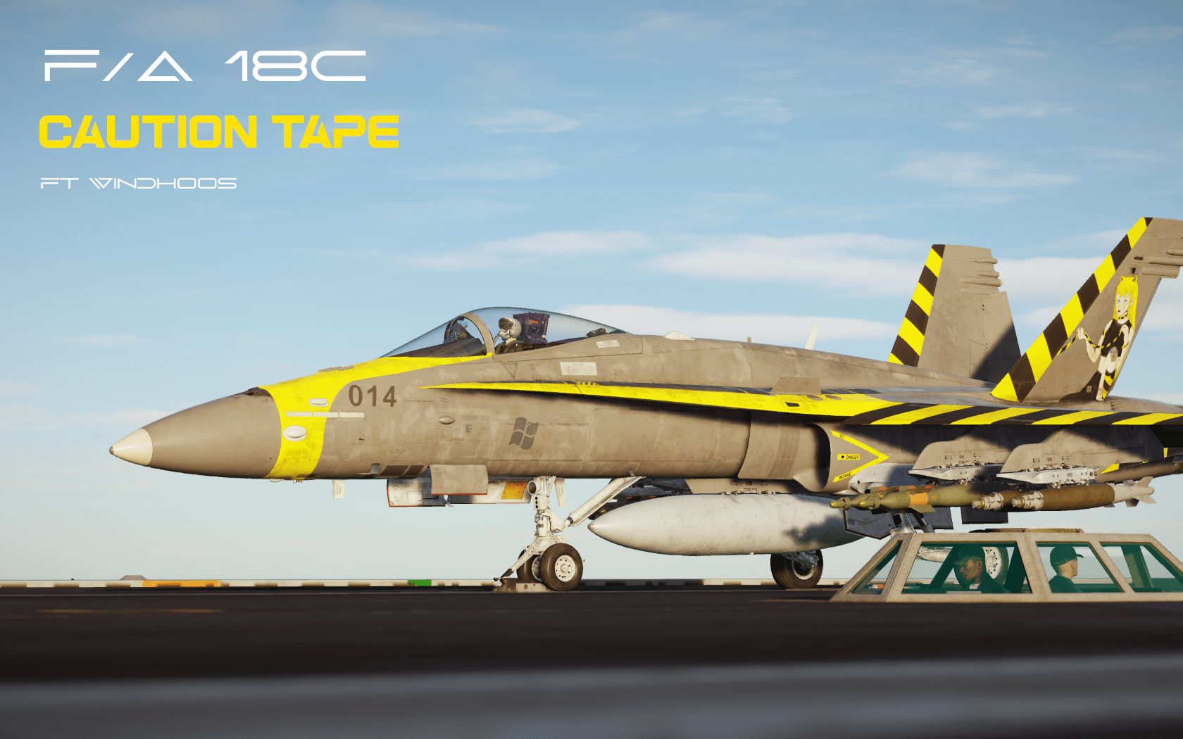 F/A-18c Windhoos Caution tape