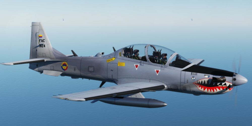 Super Tucano colombia air force