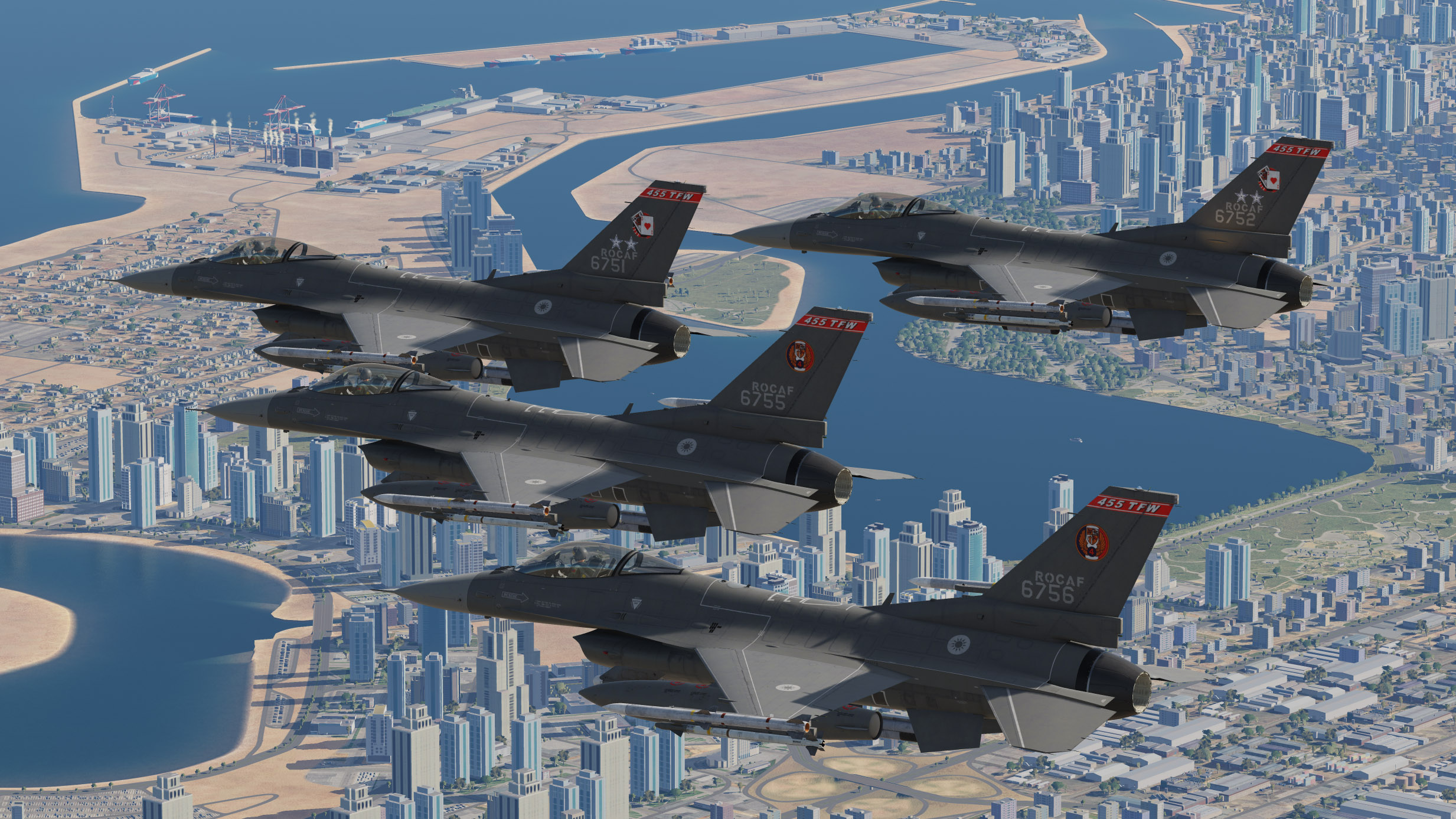 ROCAF F-16 455th TFW 21st TFG Have Glass『Tail Number Fixed』2022/12/20