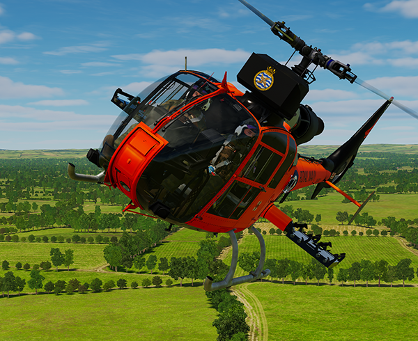 705 Naval Air Squadron "The Sharks" SA342M