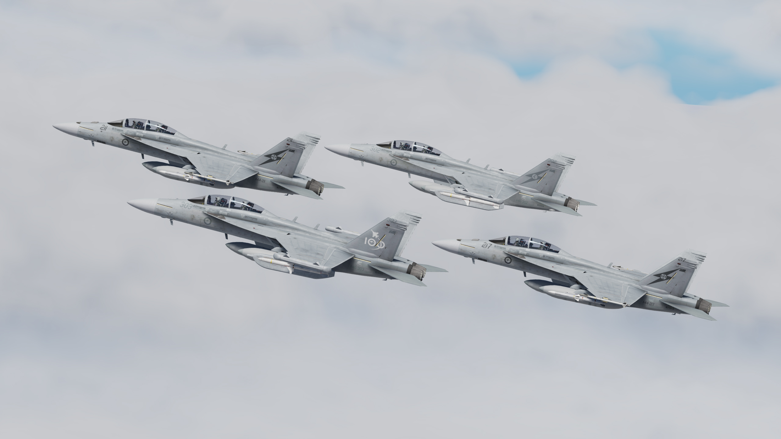 RAAF 1SQN F/A-18F Super Hornet & 6SQN EA-18G Growler v1.4