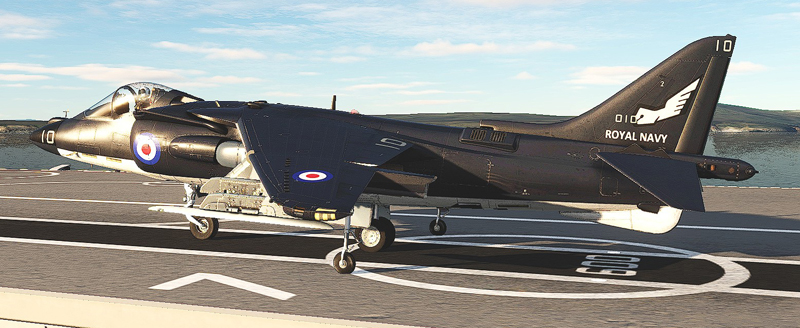 RN FRS1 Sea Harrier (Pre-Falklands) Livery for AV-8B