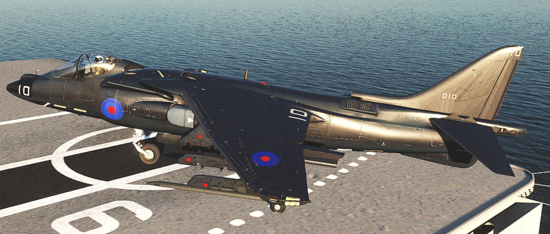 RN FRS1 Sea Harrier (Early-Falklands) Livery for AV-8B