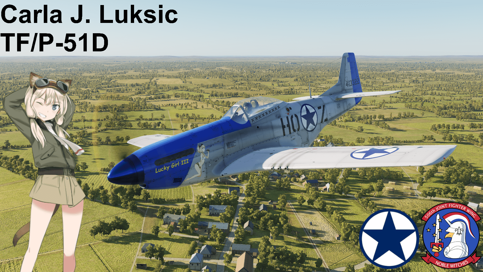 World Witches - Carla J. Luksic TF/P-51D