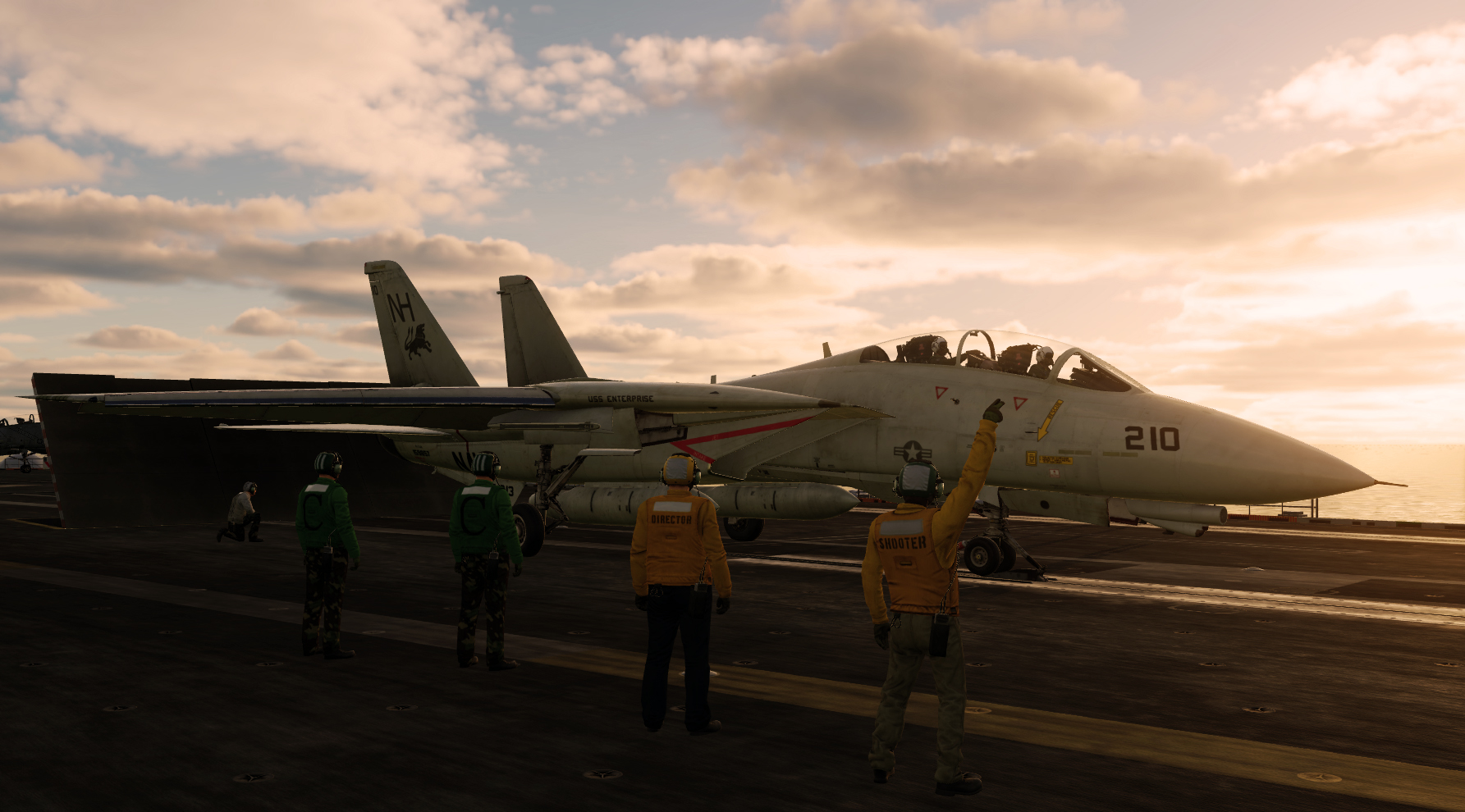 F-14A VF-213 Black Lions (Top Gun Intro)