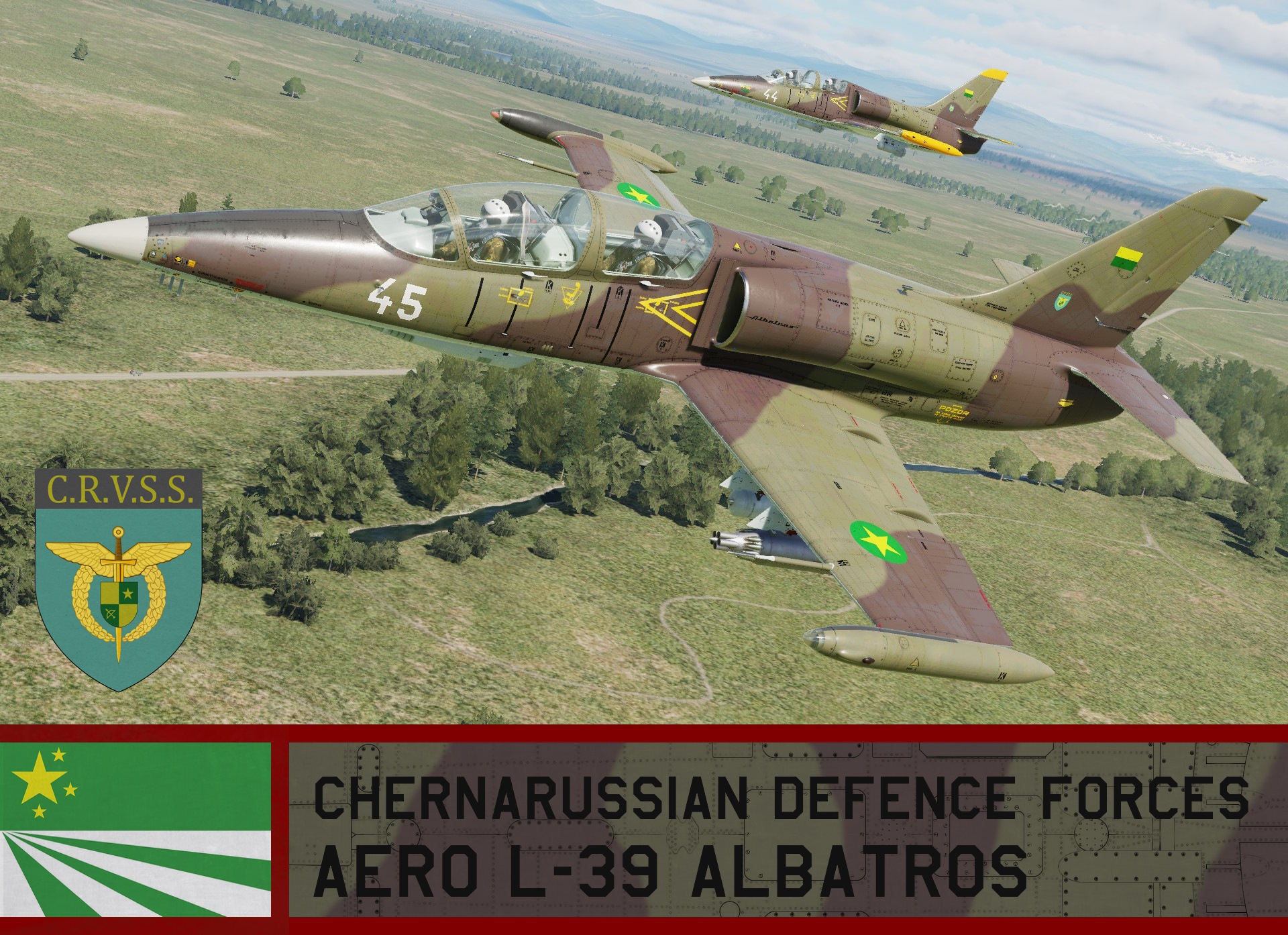 Chernarussian Air Defence Forces L-39 Albatros - ArmA II *UPDATED*