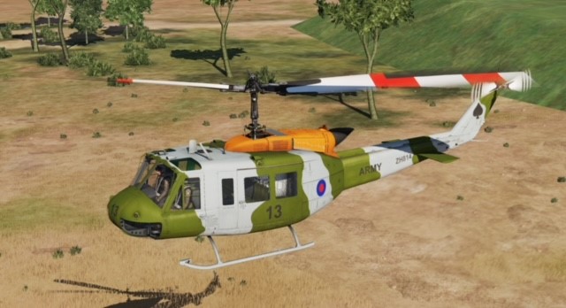 UH-1H British Army Skin
