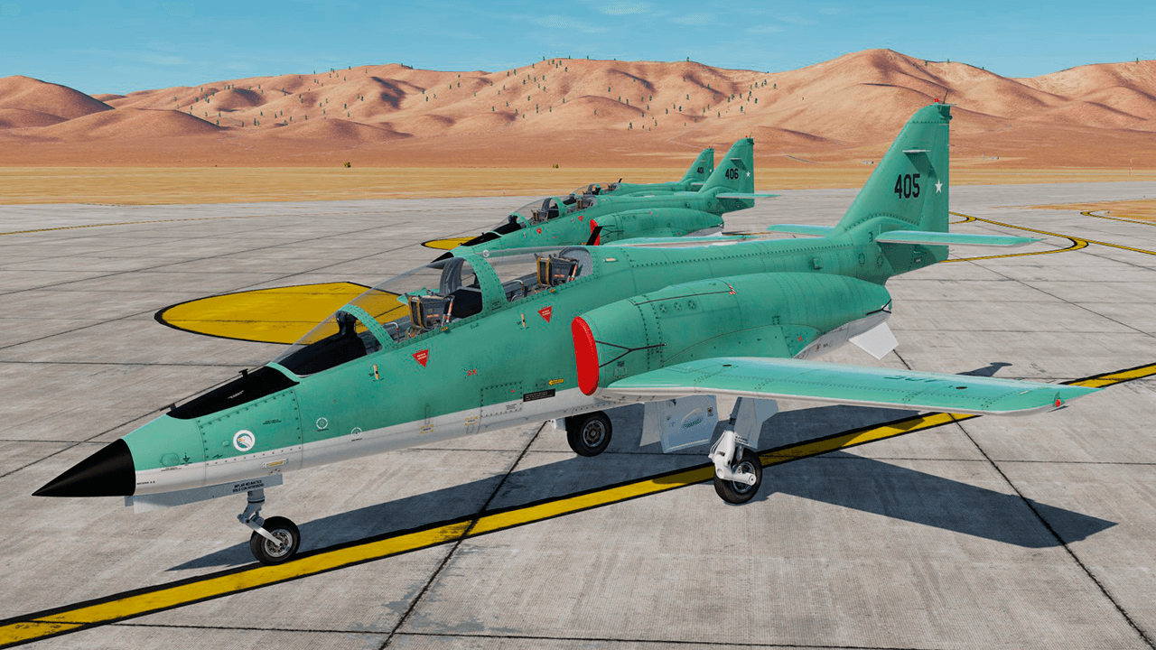 Chilean C-101 Early Liveries Additional Numerals