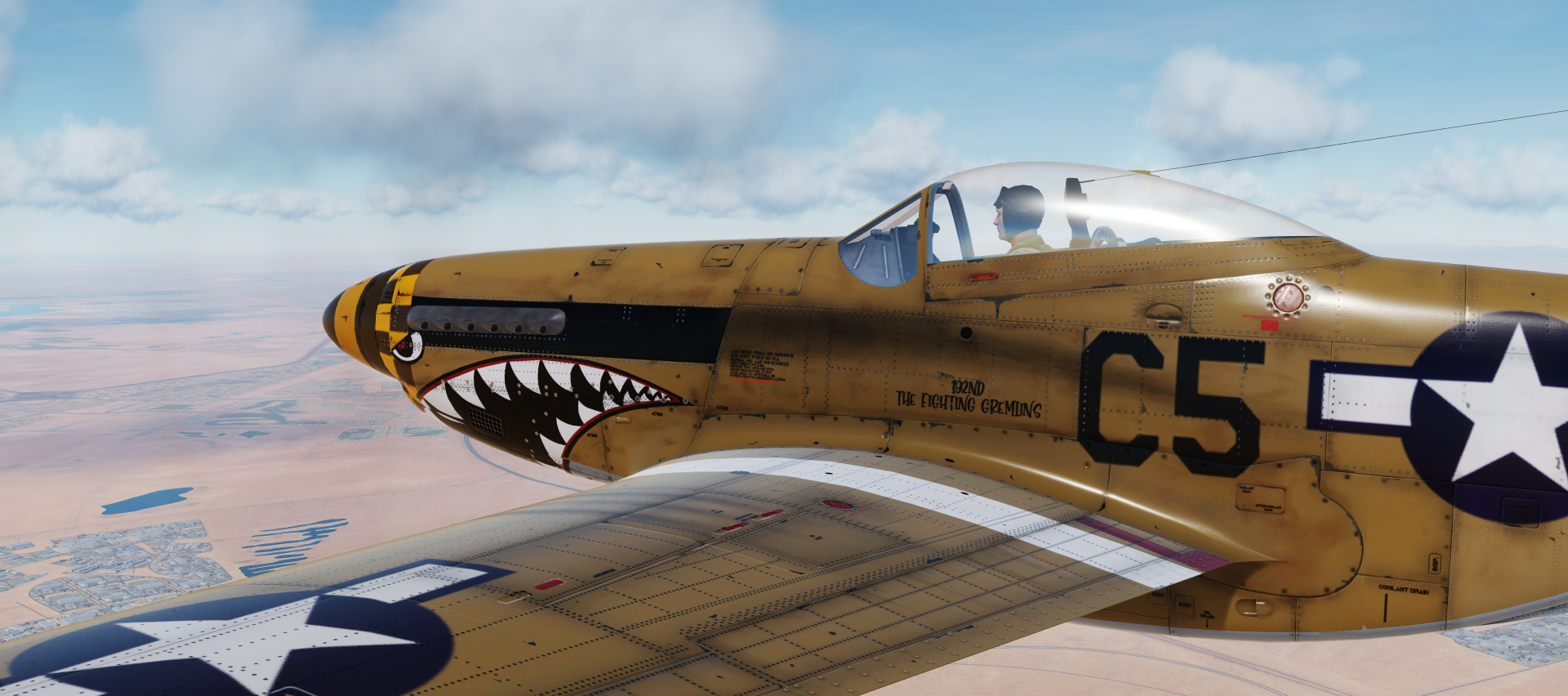 P-51D "192nd Fighting Gremlins" Syria map skin UPDATED