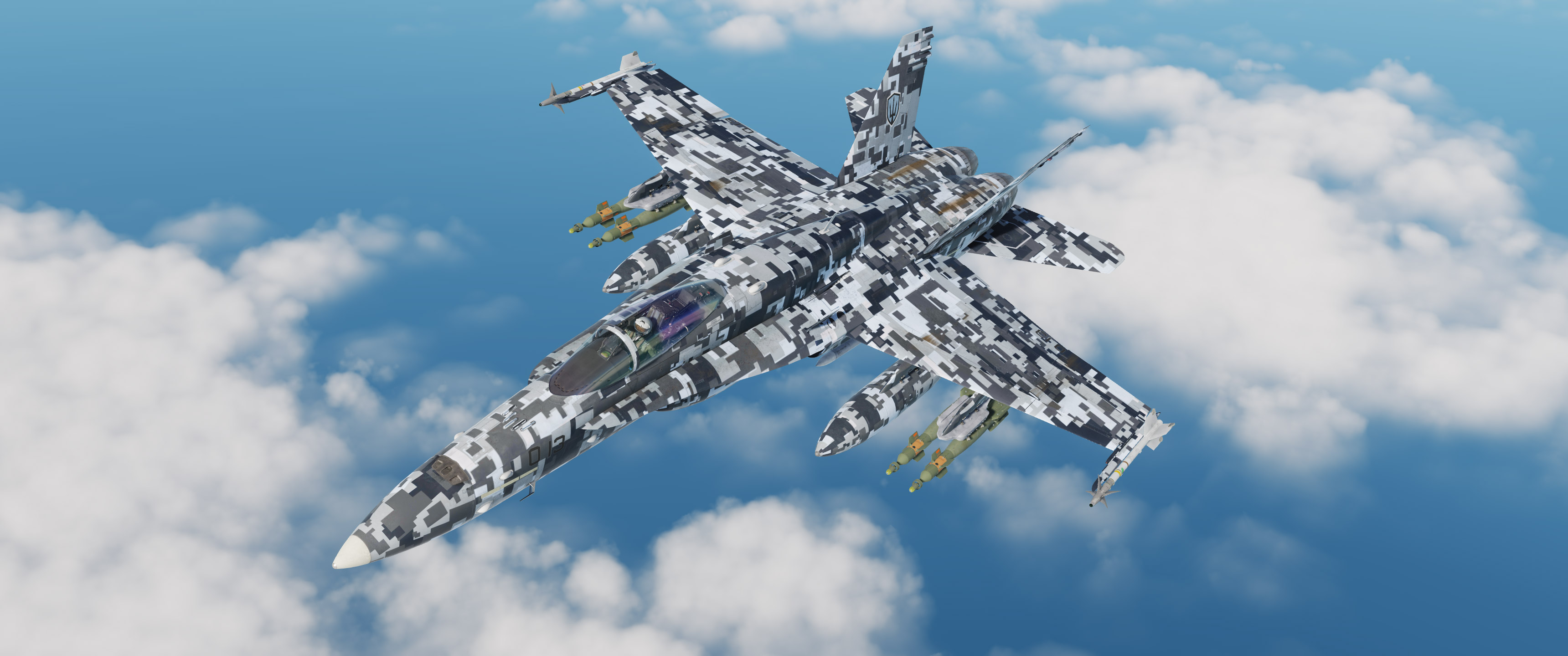 F/A-18C Hornet Grey Digital Camo  04/12/2023 UPDATE