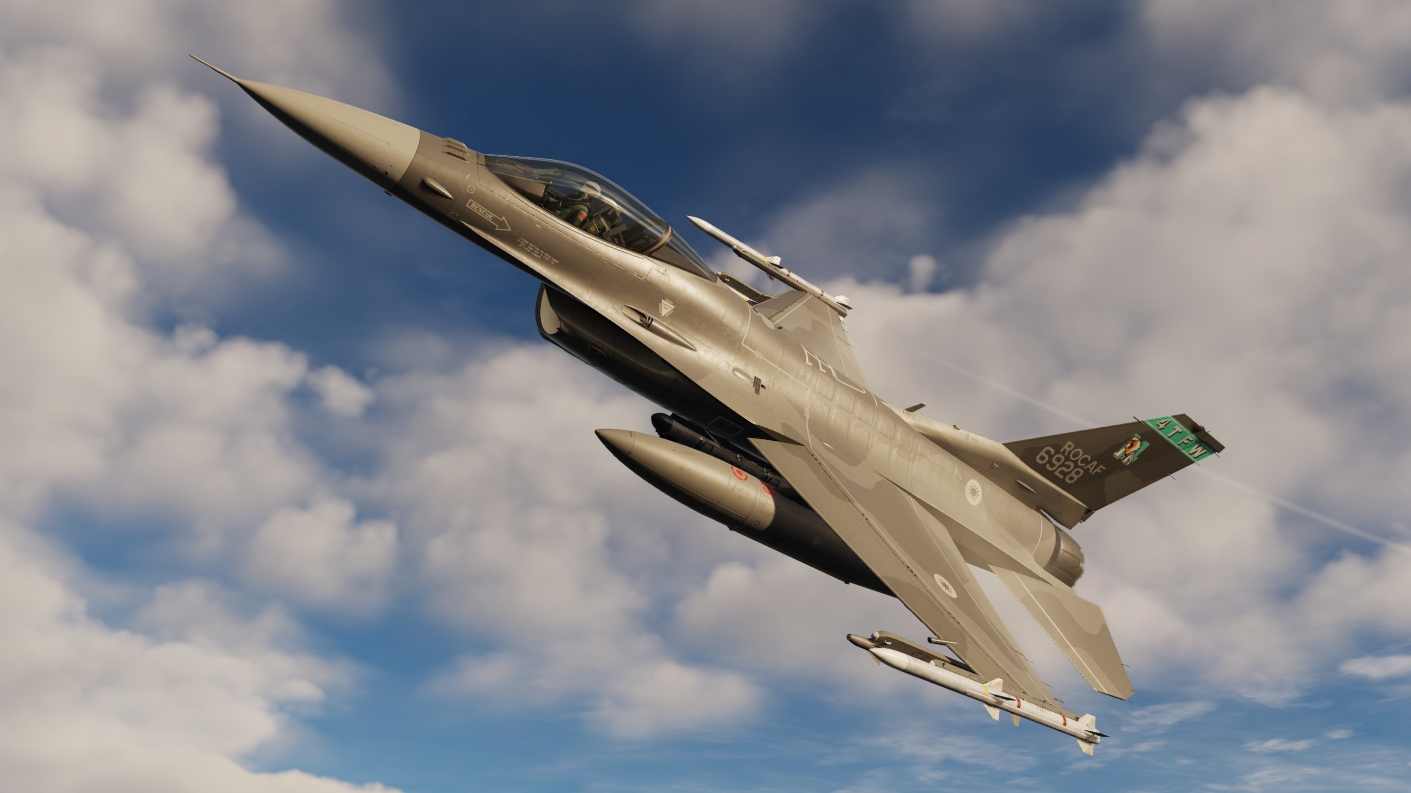 ROCAF F-16 4th TFW 14th FG Have Glass Camo『Tail Number variable』2023/06/26