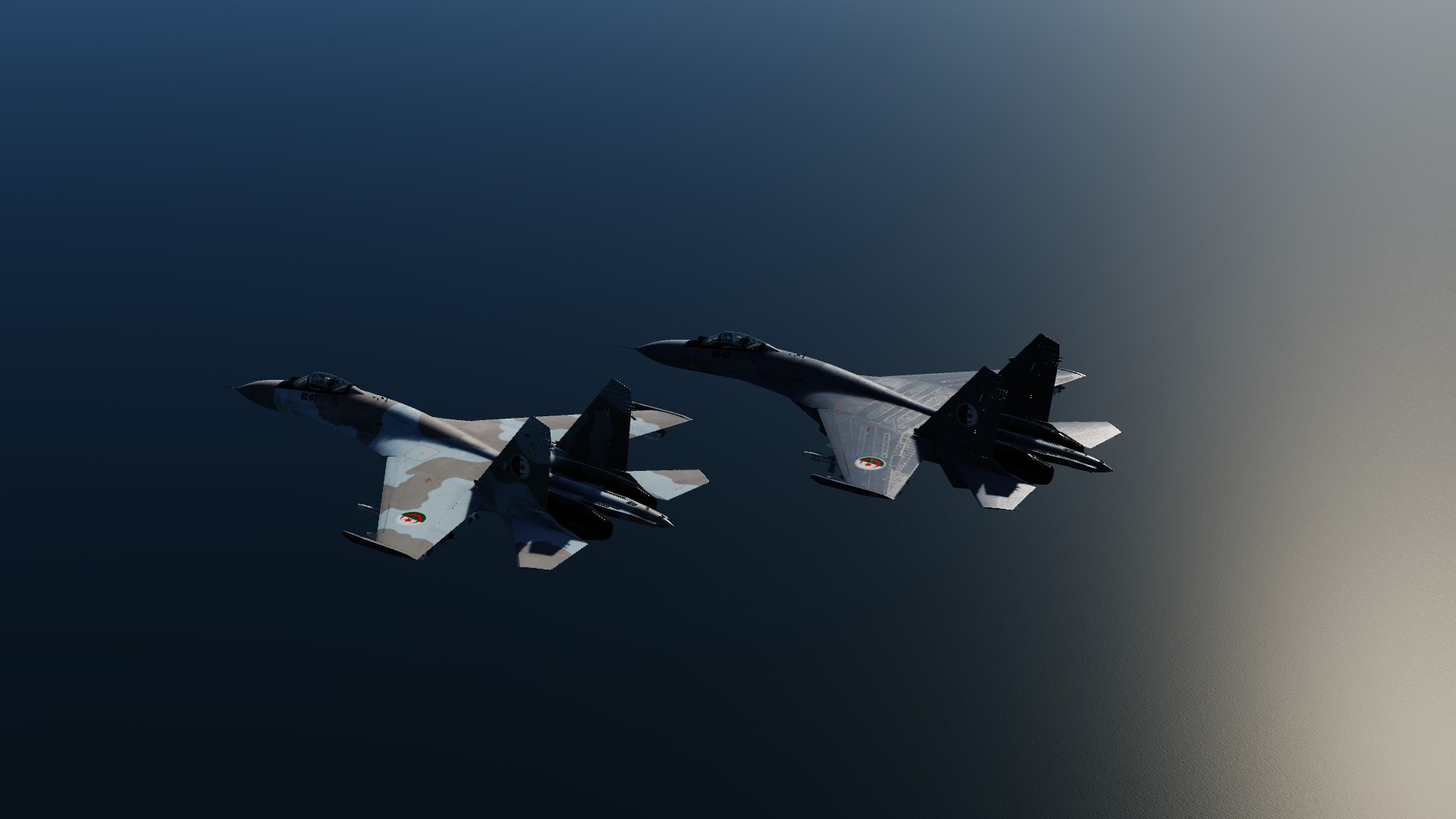 Algerian Su-27 skins for the J-11A