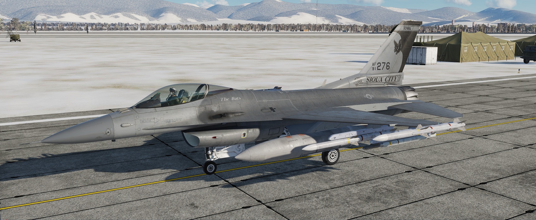 185th FG 174th FS Iowa Air Guard The Bats (Standard)
