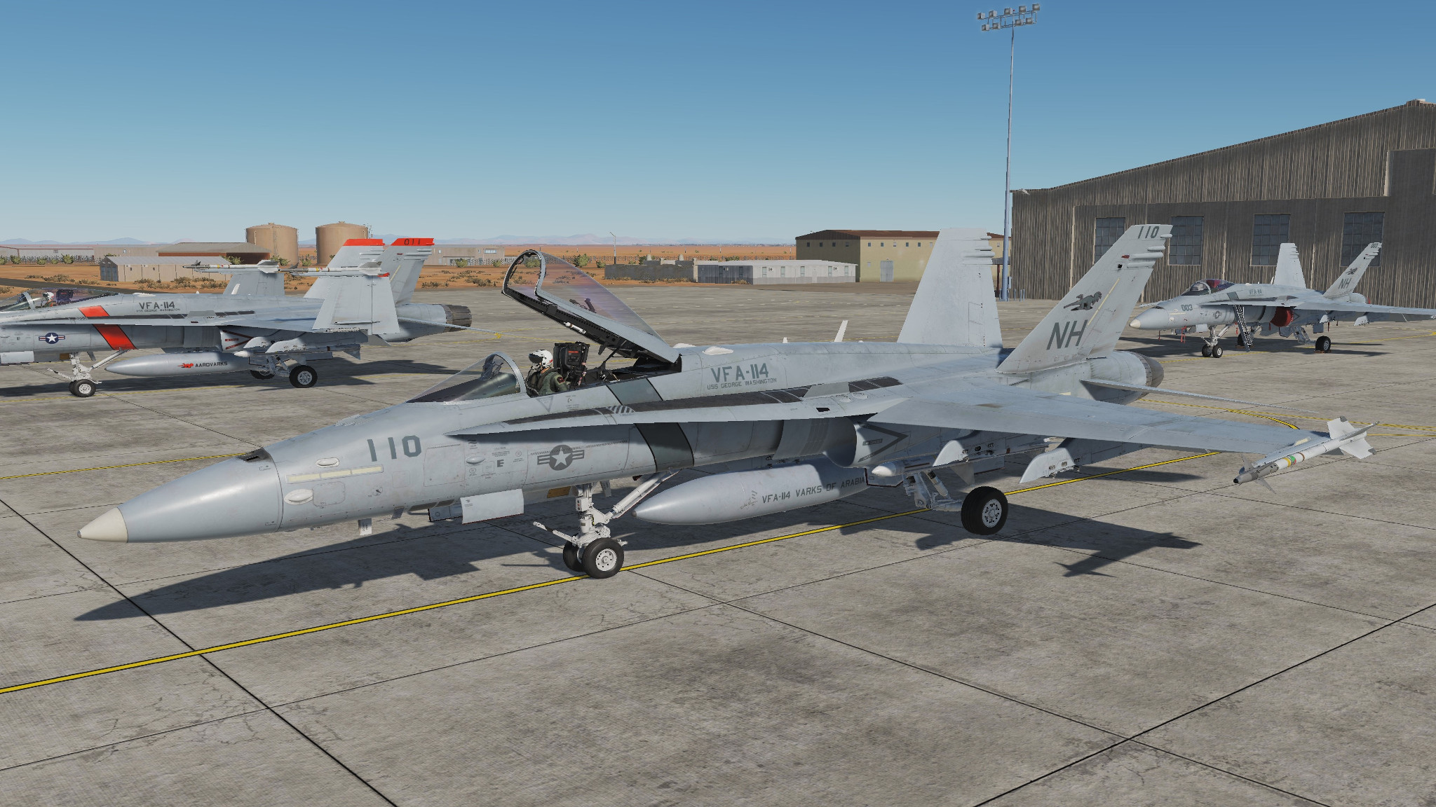 F/A-18C VFA-114 Aardvarks LowViz (Fictional) V1.1