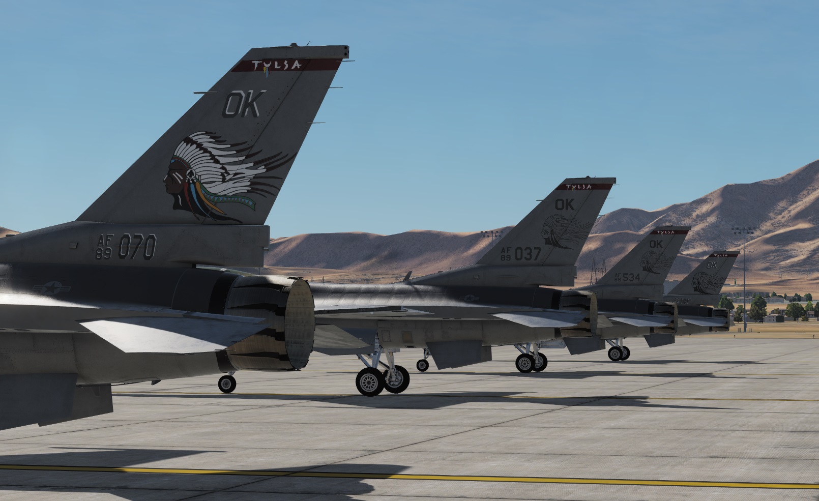 F-16C Tulsa Air National Guard "Tulsa Vipers"